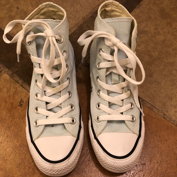 Women’s Light Blue Converse - Picture 2 of 3